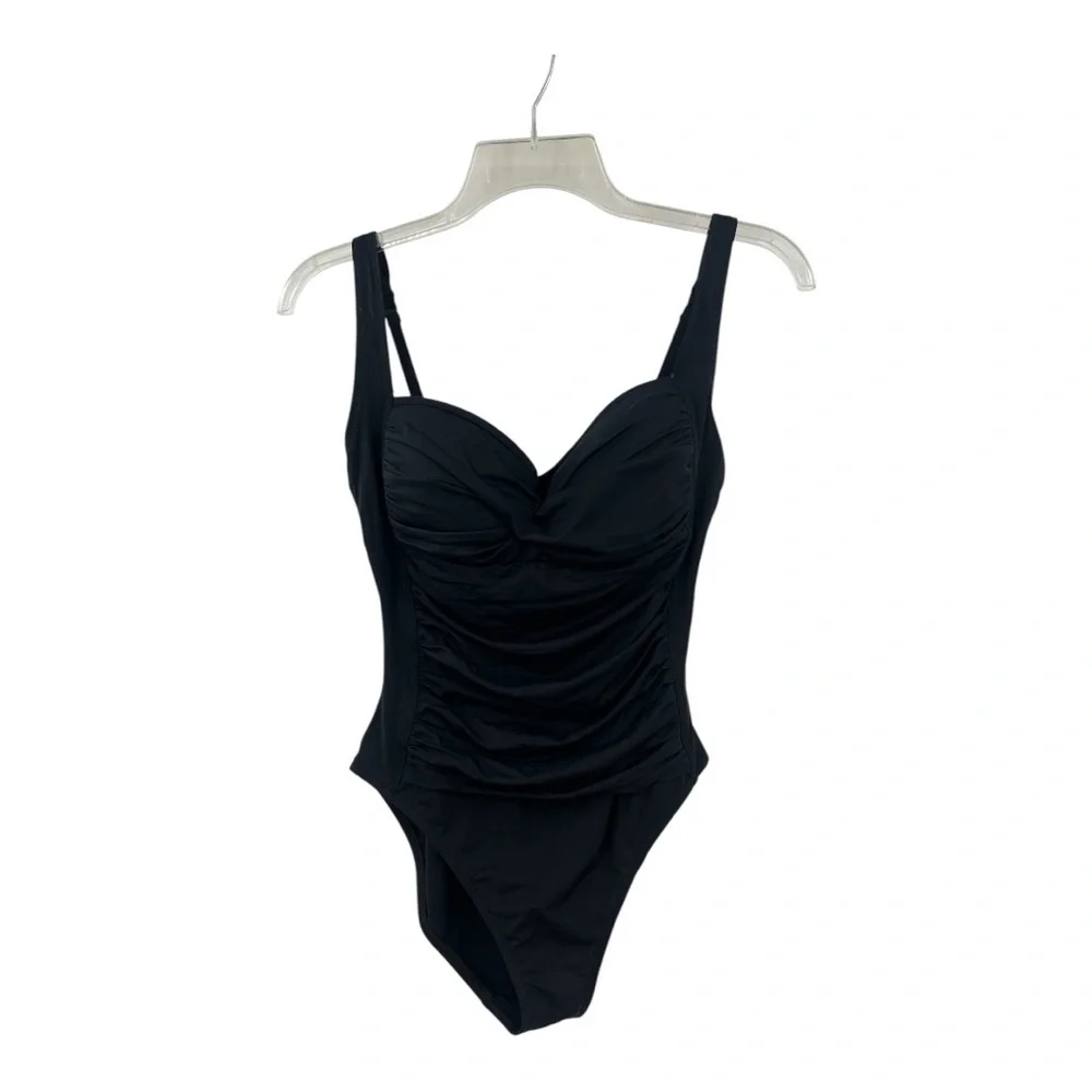 La Blanca Women's Black Swimsuit-one-piece SZ 10